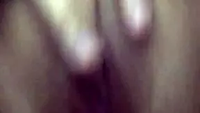 teen rubs wet pussy to soaking orgasm