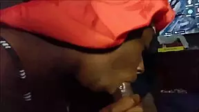 big black cock sucked sloppy through reese's shorts 4k