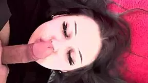 My Cute Face Buried In Big Cock Tease Turns To Facial Cumshot Slut Orgasm With Long Hair Brunette Wife