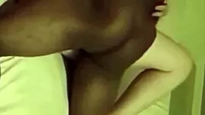 Cuckold Watches Slut Wife Gulp Big Black Cock in Pussy Masturbation