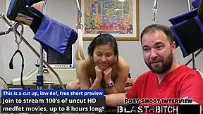 Behind the POV lens, Raya Nguyen gulps cock before cum floods her pussy!