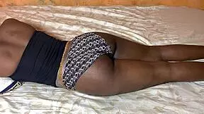 big ass black teen gets roughly fucked by her older lover friend in quickie session