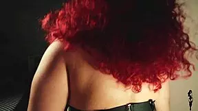 red haired bbw latina spreads legs sucks cock then reverse cowgirls hard