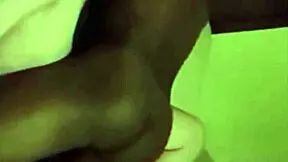 Cuckold Watches Slut Wife Gulp Big Black Cock in Pussy Masturbation