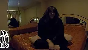 Wet chubby latina mimi spreads shaved pussy for homemade pov facial cumshot?