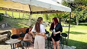 i love watching these latina milf lesbians lick pussy by the pool