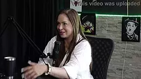 brazilian swingers francis simas thay carioca tease in see-through red during naughty outdoor interview