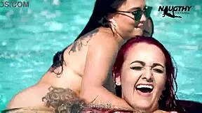 i love watching these latina milf lesbians lick pussy by the pool