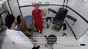 lesbian nurses melany lopez tormenting patients in hospital with ass tits toys heels gloves handcuffs 😈🔥 screaming orgasms backstage