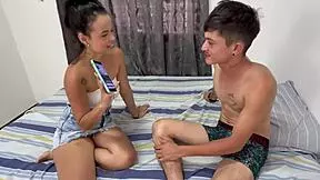 Stepbro's huge cock breaks my pussy 💦🍆