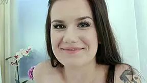 Mysterious Zara's tongue teases bbc in wild outdoor casting adventure