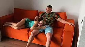 we start the movie but end up licking tits sucking cock fucking pussy till orgasm cumshot every time