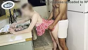 Jalapeno Fucking Intense Interracial Group Blowjob with Big Cock in Lingerie