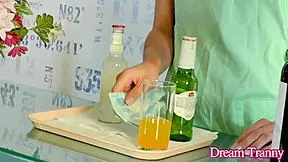 Gabrielly, feel those cocks double penetrate your tgirl ass!