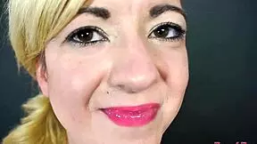 petite blonde keyton milks hard cock deepthroat rimjob ball licking swallow!