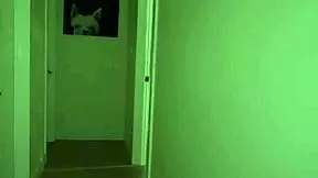 horny stepdaughter sneaks up on stepdad begging for his cock doggystyle