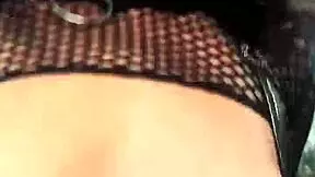 tattooed petite brunette rides cock rough in pov cowgirl then takes anal creampie with latex