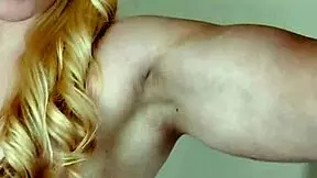 yo check this muscle girl flexing those biceps while humiliating your tiny ones in femdom wrestling