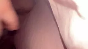 Cutie does footjob workout choking on my cock deepthroat gag