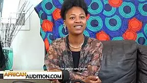 Hot big ass African teen gives head for main casting role