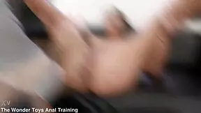 Nuria Millán tests handmade impaler size L deep in ass with fisting