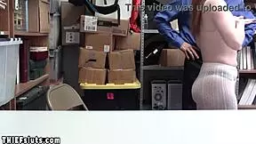 scared classy redhead thief ella hughes stretched by burglar's monster cock