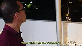 he catches stepdad's fiancee slipping panties off then pounds her wedding day pussy on bed while she moans for more daddy juice