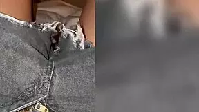 her skinny legs spread wide fingering in tiny shorts