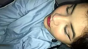 skinny latina stepsister forgets panties gets bent over for deepthroat creampie doggystyle