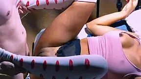 SHY LATINA STUDENT FUCKS TEACHER IN SCHOOL BATHROOM! 💦🚽