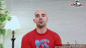 skinny brunette's tiny tits bounce as she's pounded hard