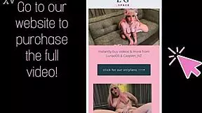 Caspien ties Luna D0ll up for rough play time