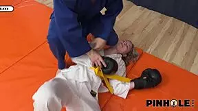 pinhole cam catches russian blonde learning proper tight anal pounding