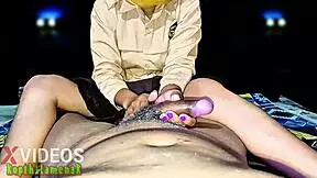 Indonesian Girlfriend Learns Cock Care from Friend