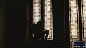 petite sabina's lingerie striptease makes my heart race so fast...