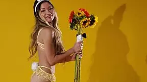 petite asian milf poses bubble butt while teen strips naked sexy