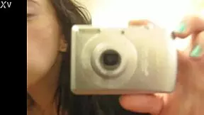 samara mae shakes her huge pierced tits teasing with wet pussy play