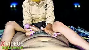 Indonesian Girlfriend Learns Cock Care from Friend