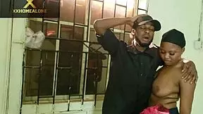 Two black teens caught by corrupt cop, now bent over for big cock punishment!