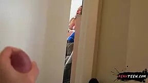 dude my pervy teen roommate with big natural tits is so horny she needs cock now