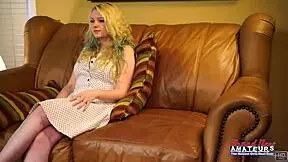 skinny blonde coed chelsie r takes pounding in mouth and shaved pussy