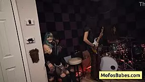 distracted sound engineer luvs wet blowjob from busty natural brunette slut nia bleu