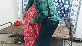 Desi stepmommy's wild licking sucking fantasy with boyfriend 😍 big tits bent over doggystyle hardcore muff diving handjob cumshot!