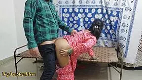 Desi stepmommy's wild licking sucking fantasy with boyfriend 😍 big tits bent over doggystyle hardcore muff diving handjob cumshot!