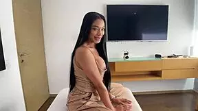 Beautiful 18yo Venezuelan teen first POV casting amateur fuck