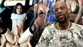 thicc transgender latina anal fucked car tight bald pussy exposed petite