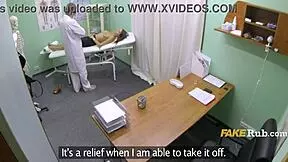 doctor finds my pulsing pussy restoring nipples sex drive in hospital