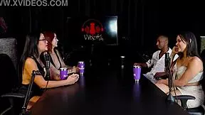 maria bittencourt's naughty interview with negro top and thaisa redvelvet tifany rocha turns into brazilian bdsm swingers humiliation on sheer red