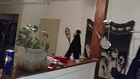 Rhianna chained swinging shaved pussy tits ass sucked hard.