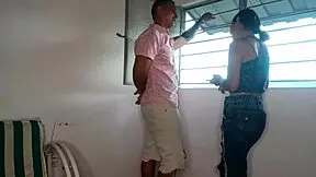 hermanastra loves fucking my big dick till her tight pussy gapes wide open